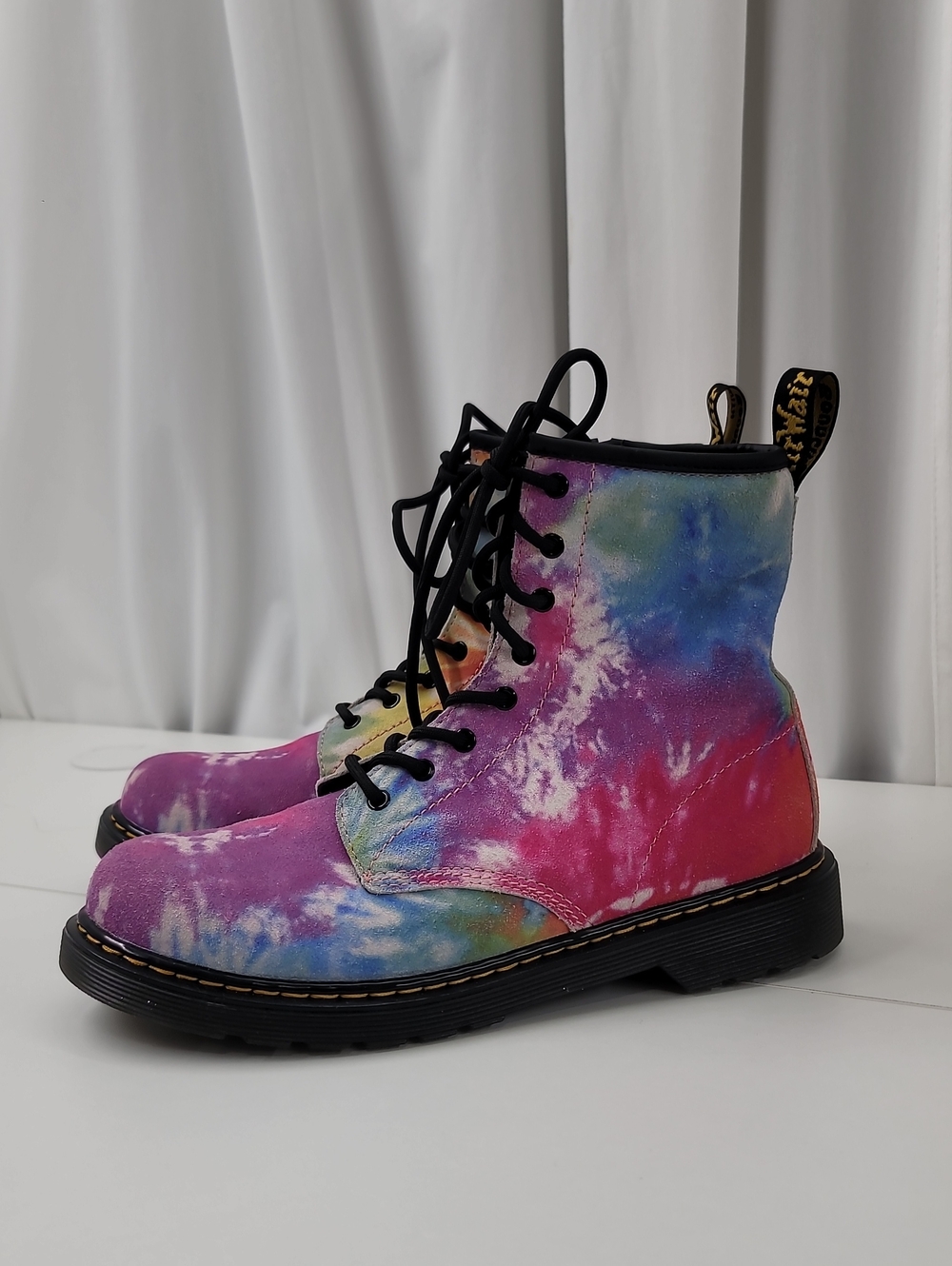 Dr Martens Tie-Dye Boots Size 7
